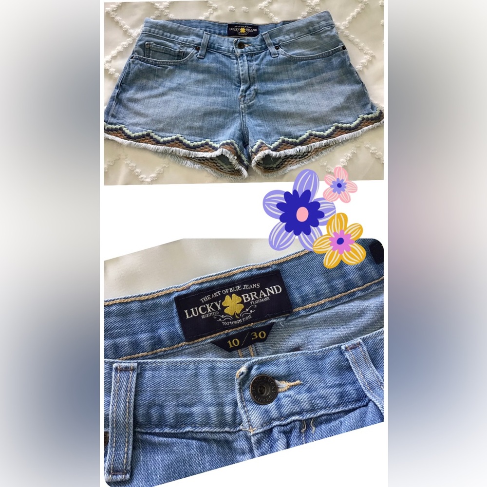 Lucky brand 🦩 Women’s  denim 🌺 shorts Sz: 10/30